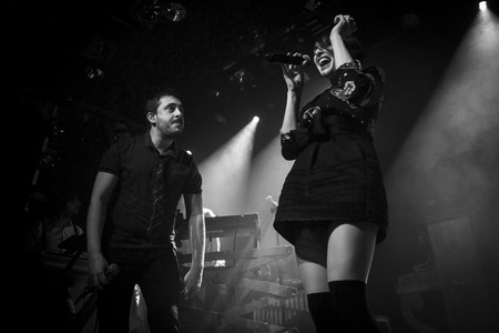 Amsterdam, The Netherlands - 16 March, 2016: concert of French electro swing band Caravan Palace at...