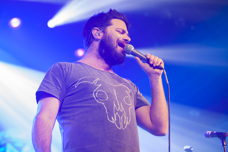 Amsterdam, The Netherlands, 8 November 2016: concert of  Australian ska and jazz band The Cat Empire at venue Melkwegのeditorial素材