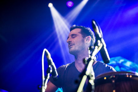 Amsterdam, The Netherlands, 8 November 2016: concert of  Australian ska and jazz band The Cat Empire at venue Melkwegのeditorial素材