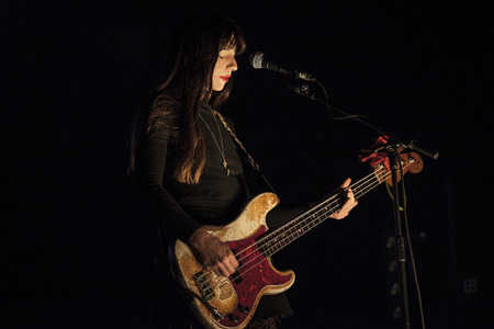 Amsterdam, The Netherlands - 27 November 2016: Kim Deal, bass player of American alternative indie...