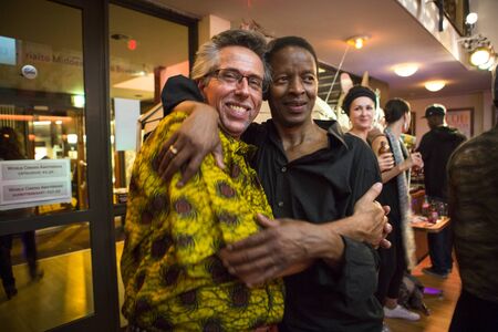 Amsterdam, The Netherlands - August 16 2014: after party Yard Vibes at Rialto Cinema  during World Cinema Amsterdam festival, a world film festival held from 14 to 24/08/2014のeditorial素材