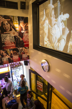 Amsterdam, The Netherlands - august 23 2014: at Rialto, during closing ceremony of World Cinema Amsterdam, world film festival held from 14 to 24/08/2014のeditorial素材