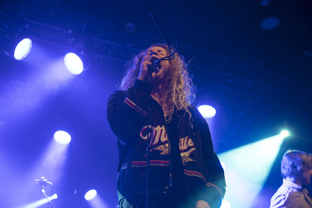 Amsterdam, The Netherlands - 24 February 2017 - Concert of American rock band The Orwells at Paradiso Noord - De Tolhuistuinのeditorial素材