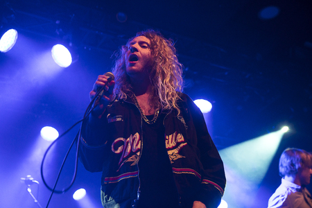 Amsterdam, The Netherlands - 24 February 2017 - Concert of American rock band The Orwells at...