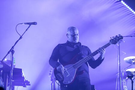 Amsterdam, The Netherlands - 12 February 2019:  Concert of French songwriter and singer Zaz at venue AFAS live in Amsterdamのeditorial素材