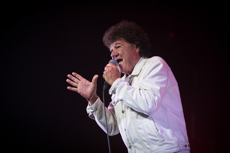 Nyon, Switzerland - 27 July 2019 :  concert of Quebec Canadian singer and musician Charleboisのeditorial素材