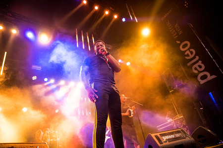 Nyon, Switzerland - 26 July 2019 :  concert of South African band BCUC