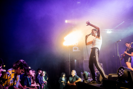 Nyon, Switzerland - 25 July 2019 :  concert of  British punk rock band Life