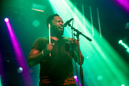 Nyon, Switzerland - 26 July 2019 :  concert of South African band BCUCのeditorial素材