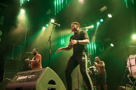 Nyon, Switzerland - 26 July 2019 :  concert of South African band BCUC