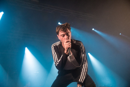 Nyon, Switzerland - 25 July 2019 :  concert of  British punk rock band Lifeのeditorial素材