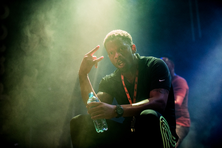 Nyon, Switzerland - 26 July 2019 :  concert of South African band BCUCのeditorial素材