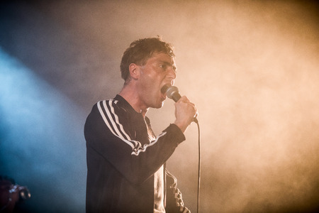 Nyon, Switzerland - 25 July 2019 :  concert of  British punk rock band Lifeのeditorial素材