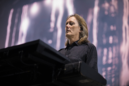 Nyon, Switzerland - 25 July 2019 :  concert of  British rock band The Cure whose leader is singer and musician Robert Smithのeditorial素材