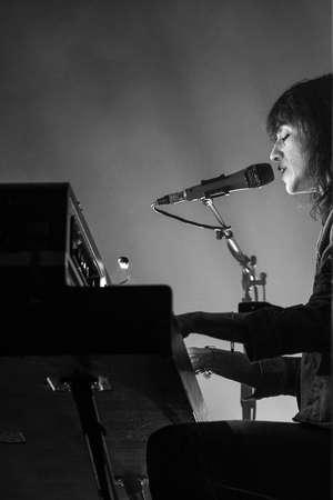 Nyon, Switzerland - 23 July 2019: concert of French singer  Charlotte Gainsbourg at Paleo Festival. She is the daughter of French singer and song writer Serge Gainsbourgのeditorial素材
