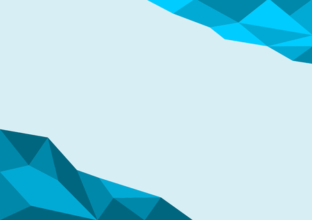 Abstract modern blue polygonal background.のイラスト素材