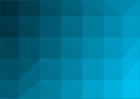 Abstract Geometric Blue Squares Gradient Polygon Backgroundのイラスト素材