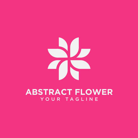 Abstract Flower Logo Design Templateのイラスト素材