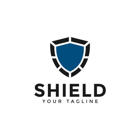 Abstract Shield, Security, Defense, Protector Logo Designのイラスト素材