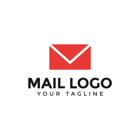 Mail, Message, Envelope, Email Logo Design Templateのイラスト素材
