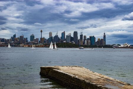 Sydney Harbour and Skylineのeditorial素材