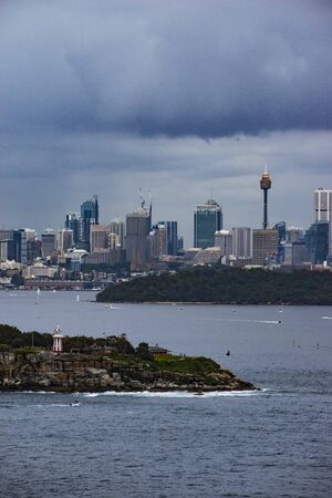 Sydney Harbour and City Skylineのeditorial素材