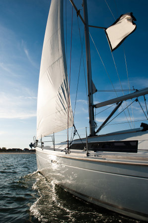 Sailboat close up