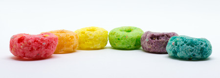 Close Up Detail of Fruit Cereal Banner