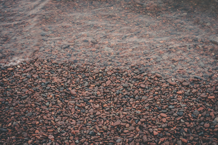 Waves and Pebblesの写真素材