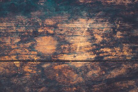 Stained and Weathered Wood Floor