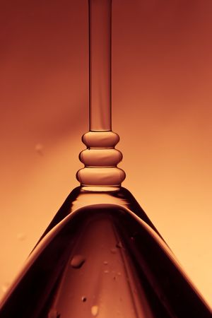 Glass with wine close upの写真素材