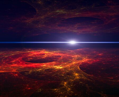 Perspective abstract background. Digital generated this imageの写真素材