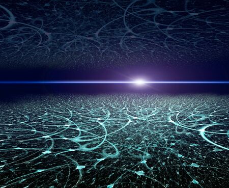 Perspective abstract background. Digital generated this imageの写真素材