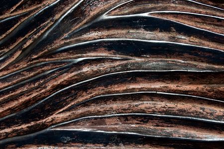 Technology background from painted pieces bevel of metalの写真素材