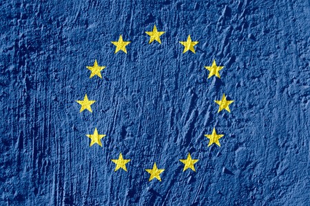 Country flag on a grungy spotted surfaceの写真素材