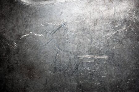 Scratched and spotted a metal aluminium sheetの写真素材