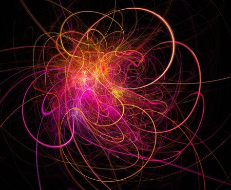 Motley mixed wires. Digital generated this imageの写真素材