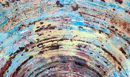 Heavy industrial background from weathered industrial rusty metalの写真素材