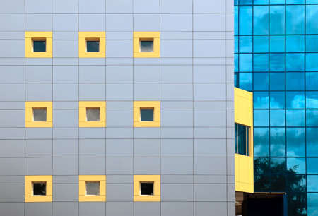 New office building. Fragment of city business centerの写真素材