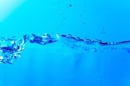 Bubbles in a transparency water of motion blurの写真素材