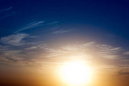 Beautiful sunsetの写真素材