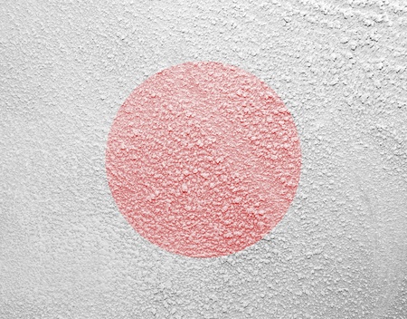 White wall with a powdery substance. Can be used as a background for your projectsの写真素材