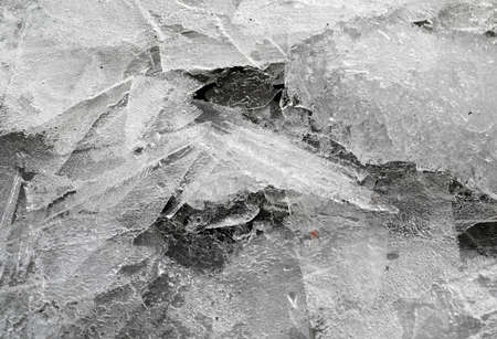 Texture of the ice surface, abstract backgroundの写真素材
