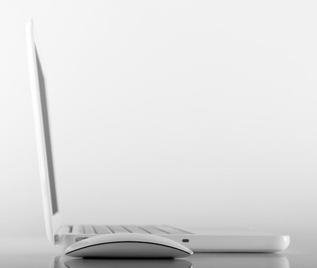 Mouse and laptopの写真素材