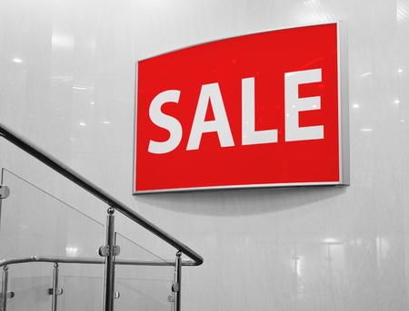 Billboard in mallの写真素材