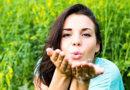 Portrait of a beautiful girlの写真素材