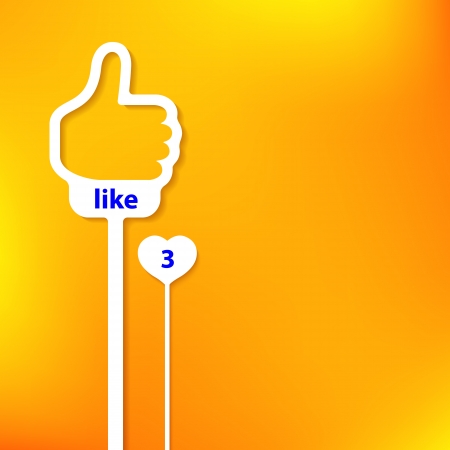 symbol likeのイラスト素材