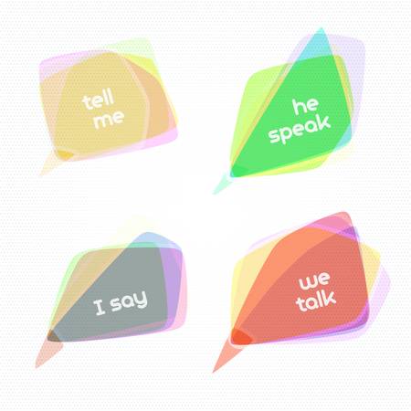 Speech bubblesのイラスト素材