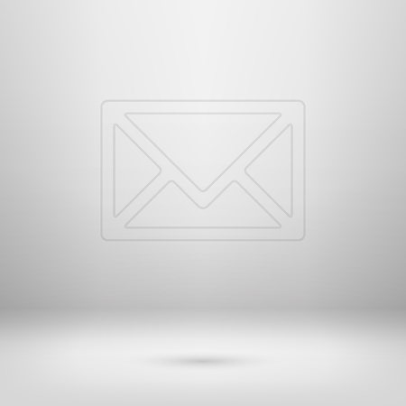 Contour icon in empty light interior for your creative project.のイラスト素材