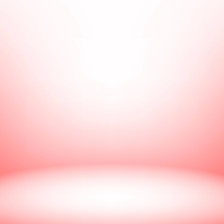 Light room with rounded wall. Vector illustration. Used mesh objectsのイラスト素材